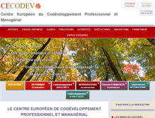 Tablet Screenshot of cecodev.fr